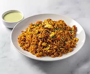 Anda pulav rice with boiled eggs