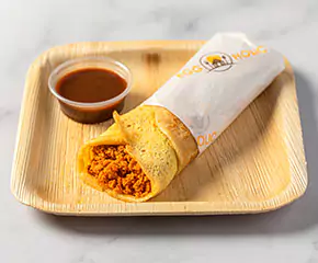 Egg and chicken wrap menu page