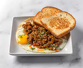 Masala half-fry egg