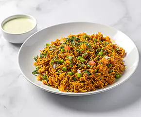 Vegetable pulav rice dish