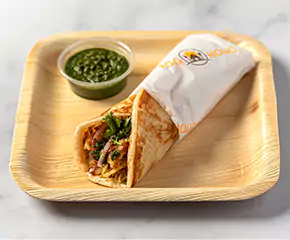 Crispy samosa with menu details